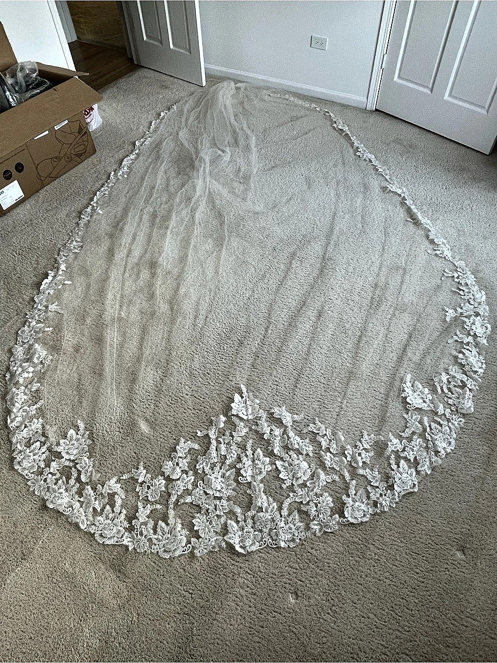Floral Lace Wedding Veil